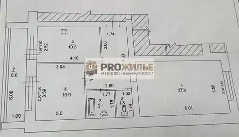 2-к кв. Башкортостан, Белебей ул. Ленина, 7А (57.2 м)