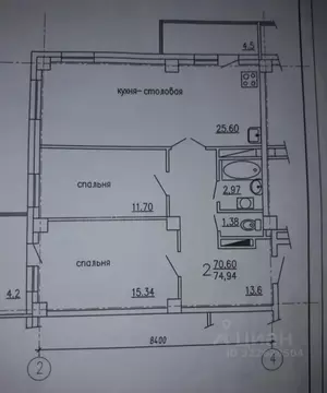 3-к кв. Саха (Якутия), Якутск ул. Лермонтова, 49 (70.0 м)