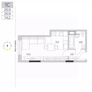 Студия Московская область, Мытищи городской округ, д. Пирогово ул. ...