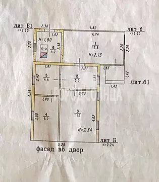 Дом в Омская область, Омск ул. 5-я Ремесленная, 39 (32 м)