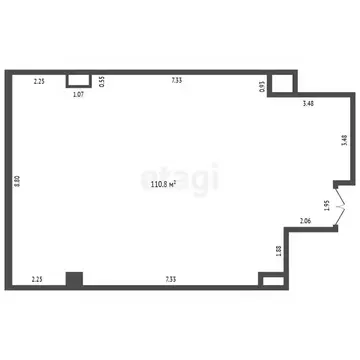 Офис в Москва БК Прокшино тер., 2 (111 м)