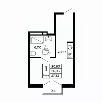 Студия Смоленская область, Смоленск проезд Маршала Конева, 32 (27.66 ...