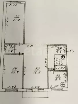 3-к кв. Кировская область, Киров ул. Левитана, 5 (58.3 м)