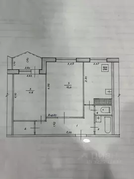 2-к кв. Волгоградская область, Волгоград Курильская ул., 5 (50.2 м)