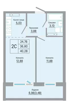 2-к кв. Пермский край, Пермь Автозаводская ул., 5к1 (40.28 м)