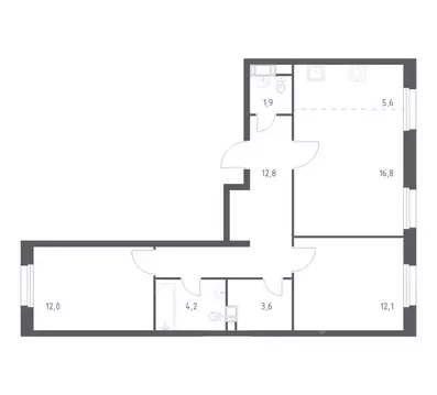 2-к кв. Москва Сосенское поселение, просп. Куприна, 30к9 (69.2 м)
