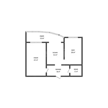 2-комнатная квартира: Махачкала, улица Устарбекова, 6 (77.5 м)