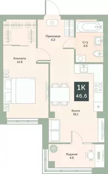 Свободной планировки кв. Курганская область, Курган Заозерный ...