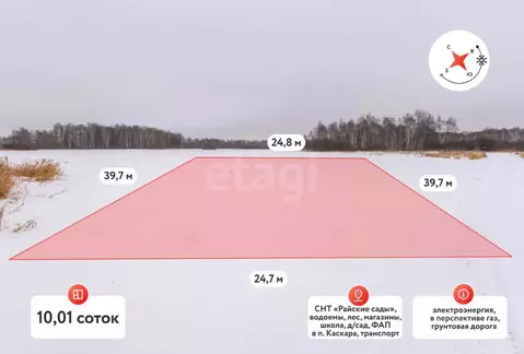 Участок в Тюменская область, Нижнетавдинский район, Ключевское с/пос, ...