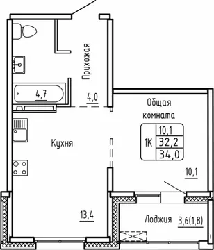 1-к кв. Новосибирская область, Новосибирск Самоцветы жилой комплекс ...
