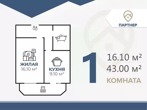 1-к кв. Волгоградская область, Волгоград пос. Ангарский, ул. ...