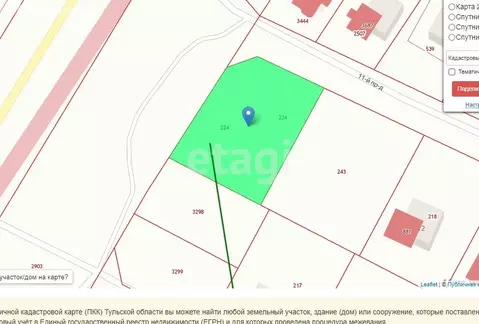 Участок в Тульская область, городской округ Тула, посёлок Торхово (15 ...