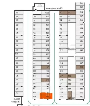 Гараж в Московская область, Красногорск Опалиха мкр, аллея Золотая, 1 ...