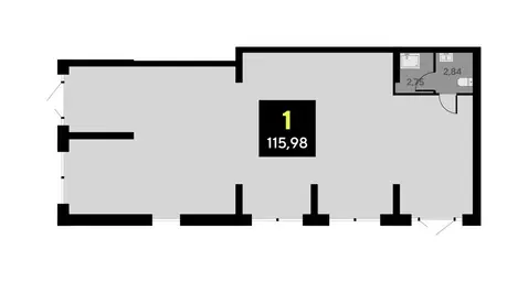 Помещение свободного назначения (116.1 м)