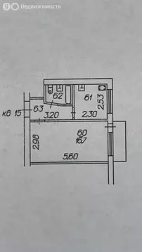 1-комнатная квартира: Ставрополь, улица Ломоносова, 34 (31 м)
