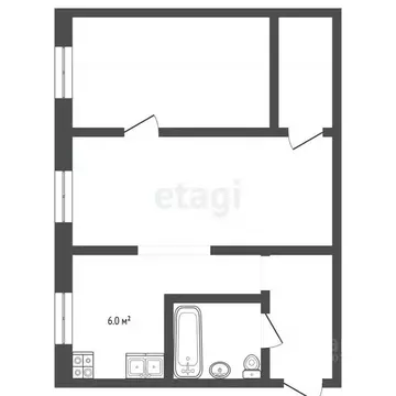 2-к кв. Самарская область, Самара Пролетарская ул., 175 (43.1 м)
