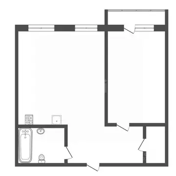2-к кв. Тульская область, Тула ул. Революции, 12 (52.0 м)