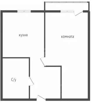 1-к кв. Ярославская область, Ярославль ул. Строителей, 1к4 (29.3 м)
