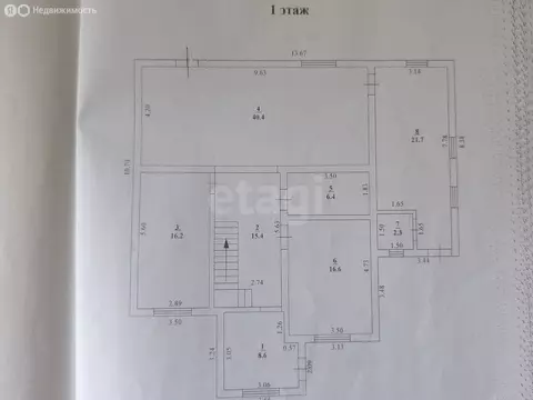 Дом в Липецкая область, Задонский муниципальный округ, деревня ...