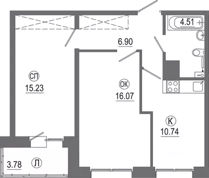 2-к кв. Иркутская область, Иркутск ИВАТУ городок, Авиатор жилой ...