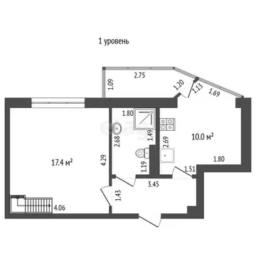 3-комнатная квартира: Анапа, Парковая улица, 52 (80 м)