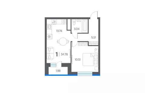 1-к кв. Рязанская область, Рязанский район, Дядьковское с/пос, с. ...