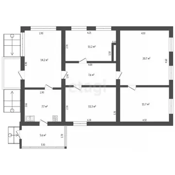 Дом в Самарская область, Самара пос. 113 километр, ул. Собинская, 20 ...