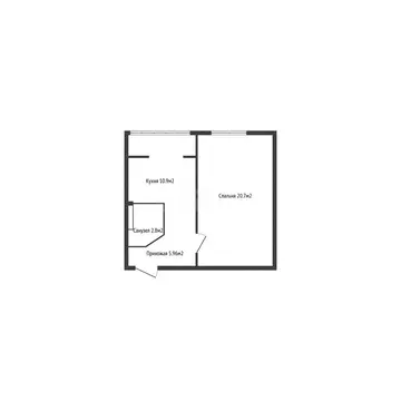 1-комнатная квартира: Краснодар, Музыкальный микрорайон, улица имени ...