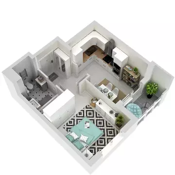 1-комнатная квартира: Ижевск, Воткинское шоссе, 83к1 (31 м)