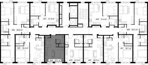 Квартира-студия: деревня Сапроново, микрорайон Купелинка, квартал ...