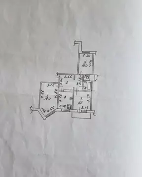 3-к кв. Липецкая область, Липецк ул. П.А. Папина, 17Б (62.3 м)