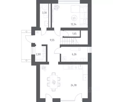 Дом в Московская область, Дмитровский муниципальный округ, Дмитров Дом ...