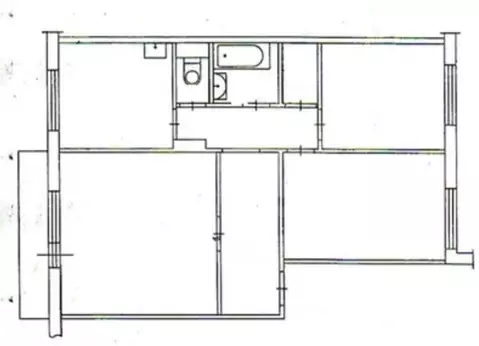3-комнатная квартира: Пермь, Парковый проспект, 5 (65.6 м)