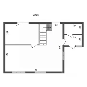 Дом в Ленинградская область, Тосненский район, Рябовское городское ...