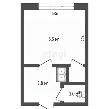 Студия Мордовия, Саранск ул. Анны Лусс, 3Б (12.8 м)