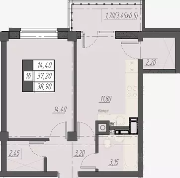 1-к кв. Ставропольский край, Пятигорск Новопятигорск мкр, Курортный ...