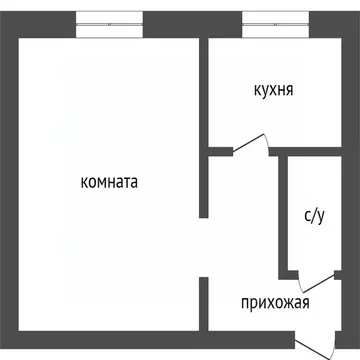 1-к кв. Красноярский край, Красноярск ул. 2-я Ботаническая, 2Д (30.0 ...