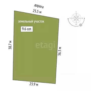 Участок в Саха (Якутия), Якутск Марха мкр, пер. Зернистый (9.59 сот.)