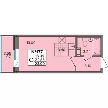 Студия Ленинградская область, Всеволожский район, д. Новое Девяткино, ...