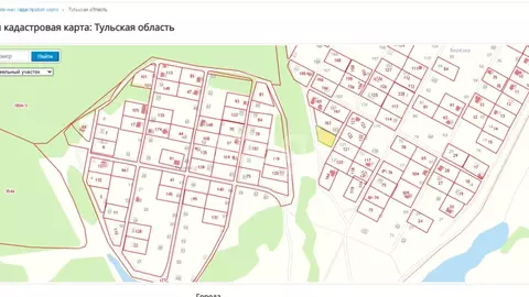 Участок в Заокский район, сельское поселение Демидовское, СНТ Берёзка ...