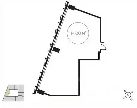 Офис в Москва ул. Обручева, Вл23 (114 м)