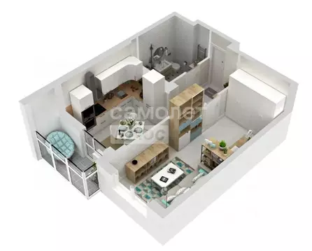 1-к кв. Липецкая область, Липецк Минская ул. (38.9 м)