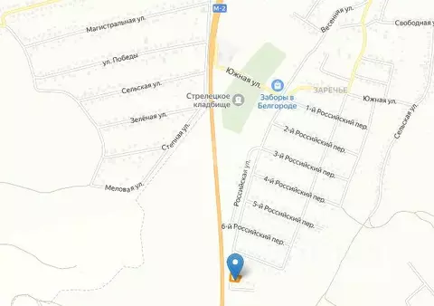 Участок в Белгородская область, Белгородский район, с. Стрелецкое пер. ...