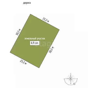 Участок в Мордовия, Лямбирский район, Берсеневское с/пос, Альтерра кп  ...