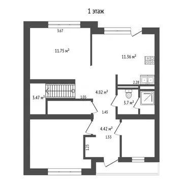 Дом в Тюмень, жилой комплекс Ритмы, Пихтовая улица (124.4 м)