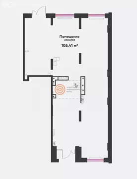 Помещение свободного назначения (105.41 м)