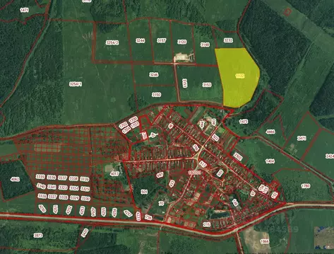 Участок в Тверская область, Калининский муниципальный округ, с. ...