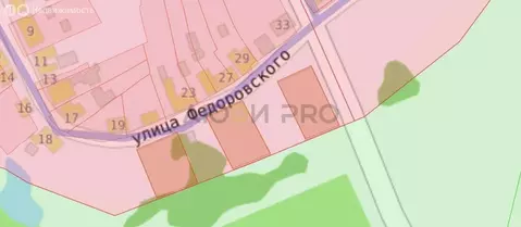 Участок в Воронеж, микрорайон Боровое, улица Федоровского (8 м)