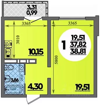 1-к кв. Краснодарский край, Новороссийск Город у Моря жилой комплекс ...
