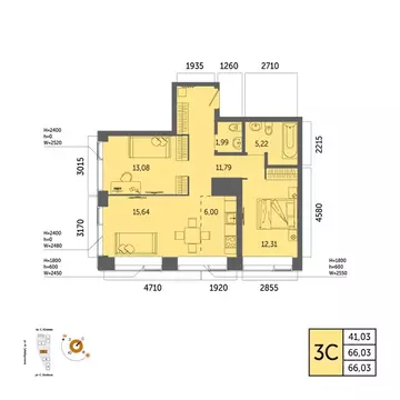 3-к кв. Башкортостан, Уфа Зеленая Роща жилрайон, Урбаника жилой ...
